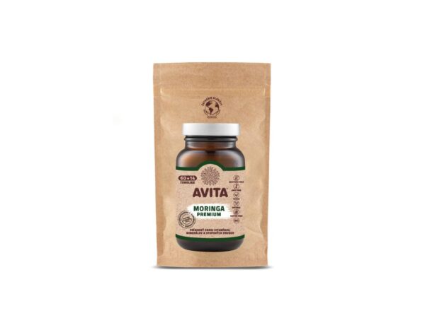 Avita MORINGA PREMIUM - REFILL balenie doplnok výživy 60+14 toboliek
