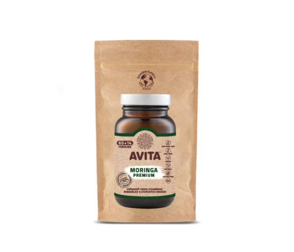 Avita MORINGA PREMIUM - REFILL balenie doplnok výživy 60+14 toboliek