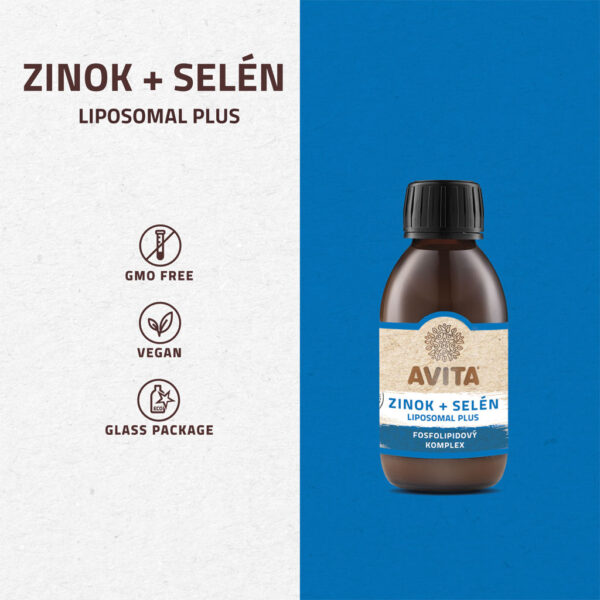 AVITA Zinok + Selén liposomal plus