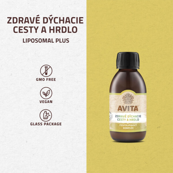 AVITA Zdravé dýchacie cesty a hrdlo liposomal plus