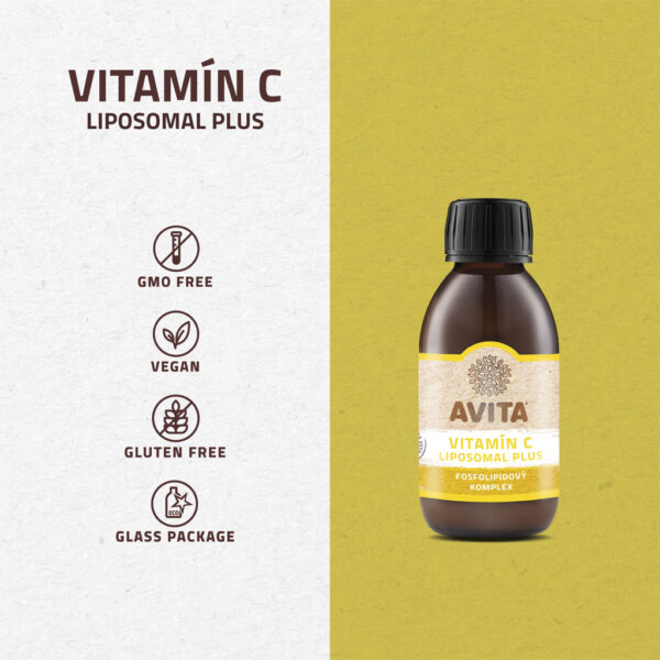 Avita VITAMIN C LIPOSOMAL PLUS doplnok výživy 25 dávok