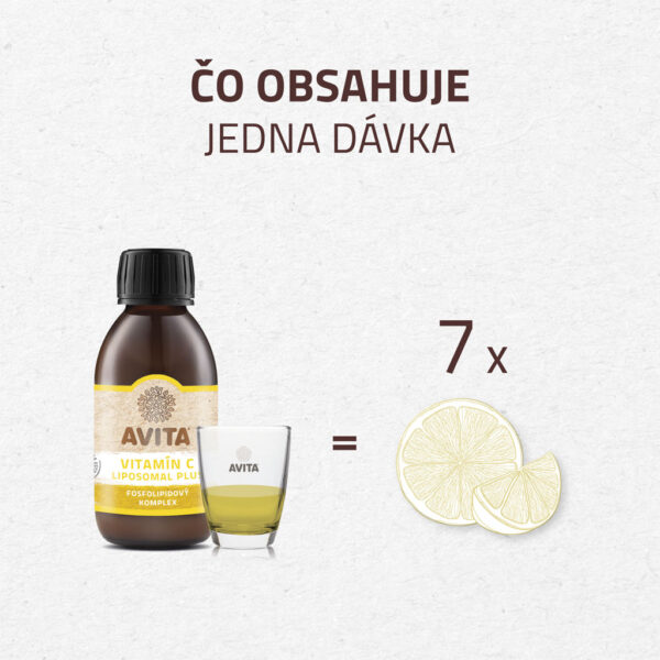Avita VITAMIN C LIPOSOMAL PLUS doplnok výživy 25 dávok