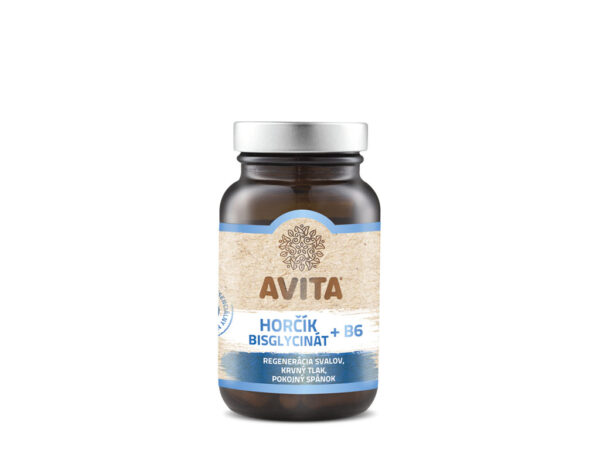 AVITA Horčík Bisglycinát + B6 – 90 kapsúl