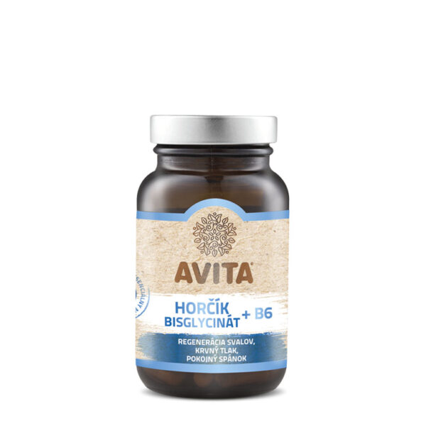AVITA Horčík Bisglycinát + B6 – 90 kapsúl