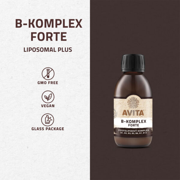 Avita B-KOMPLEX FORTE LIPOSOMALY doplnok výživy 20 dávok