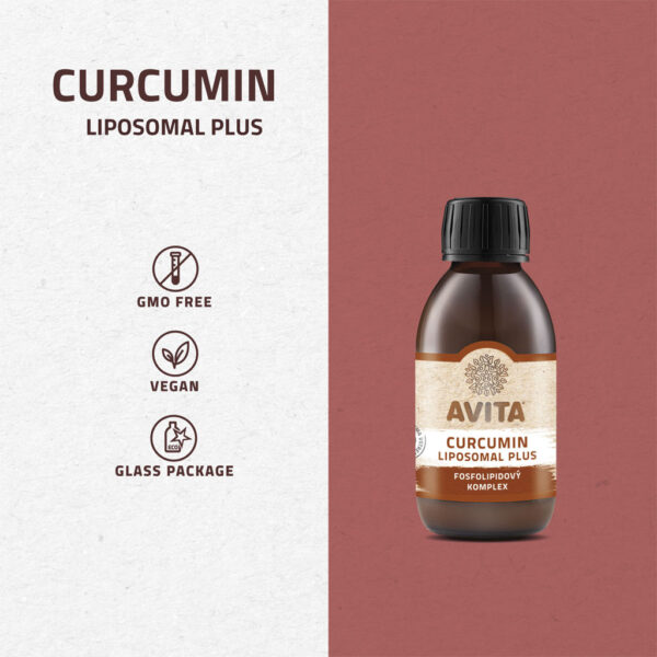 Avita CURCUMIN LIPOSOMAL PLUS doplnok výživy 20 dávok