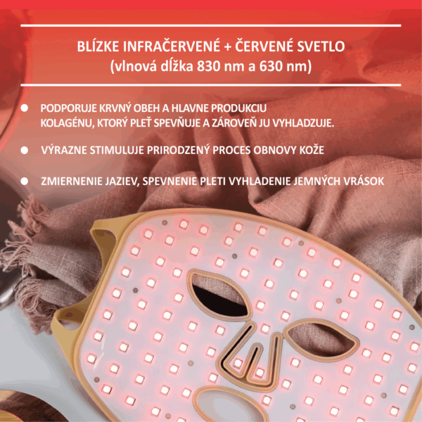 Feel Pearls LED Maska so Svetelnou Terapiou