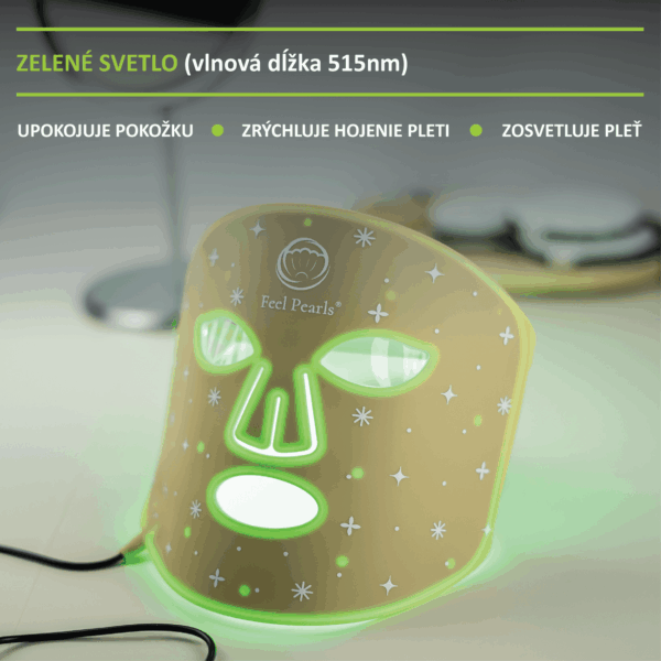 Feel Pearls LED Maska so Svetelnou Terapiou