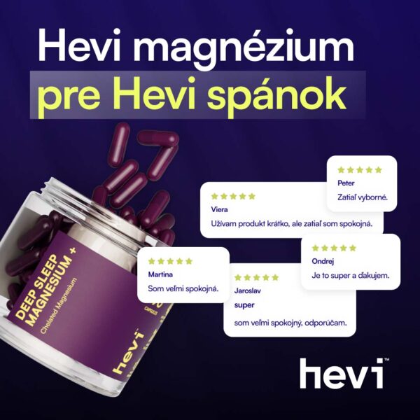 Hevi™ Deep Sleep Magnézium+ pre hlboký spánok