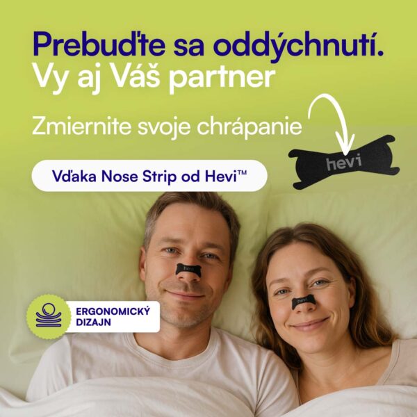 Hevi™ Nose Strip páska na nos pre hlbšie dýchanie