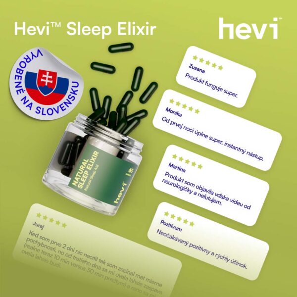 Hevi™ Natural Sleep Elixir pre pokojný spánok