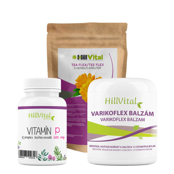 HillVital Komplexný balíček na zmiernenie varixov