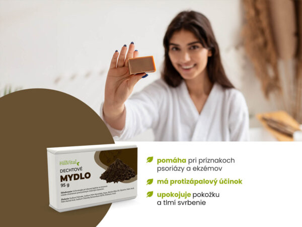 HillVital Dechtové mydlo 95g