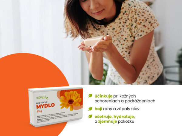 HillVital Nechtíkové mydlo 95g