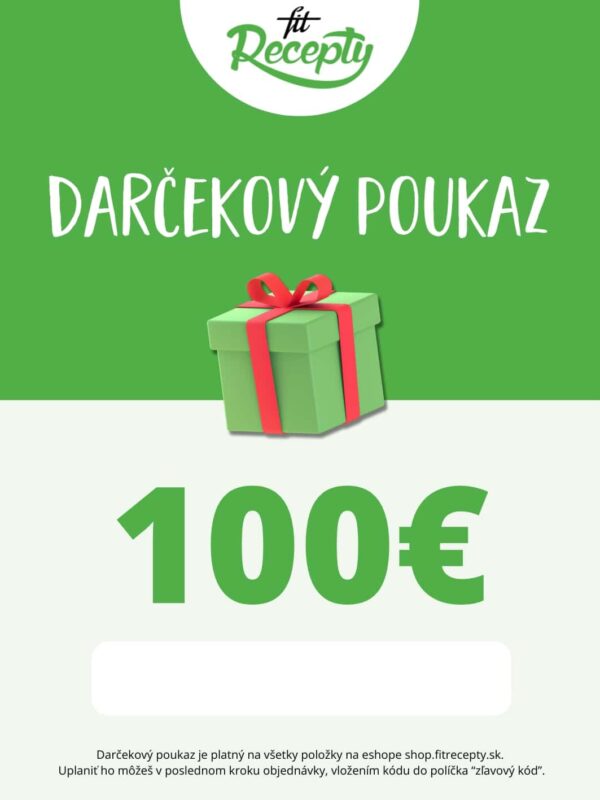 Fit Recepty Darčekový poukaz 100€